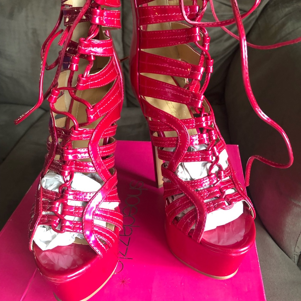 Never been worn Shante Pink Stiletto heel.